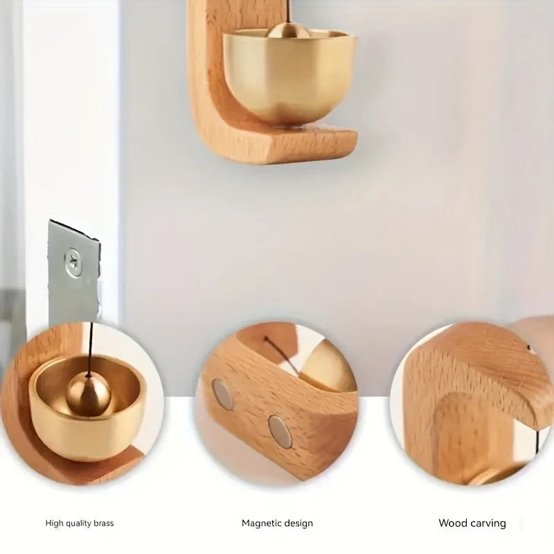 Brass Doorbell Bowl Chime Magnetic