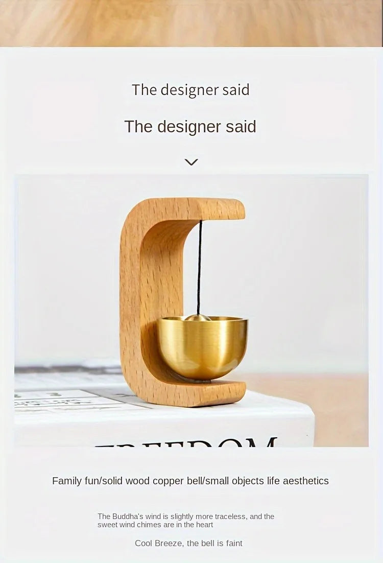 Brass Doorbell Bowl Chime Magnetic