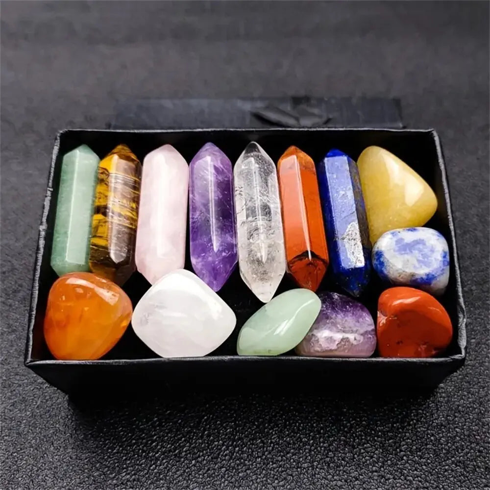 Chakra Healing Set: 14-Piece Crystal