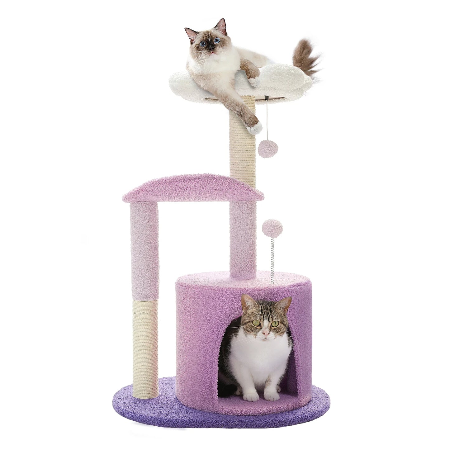 Flower Cat Tree with Scratching Post