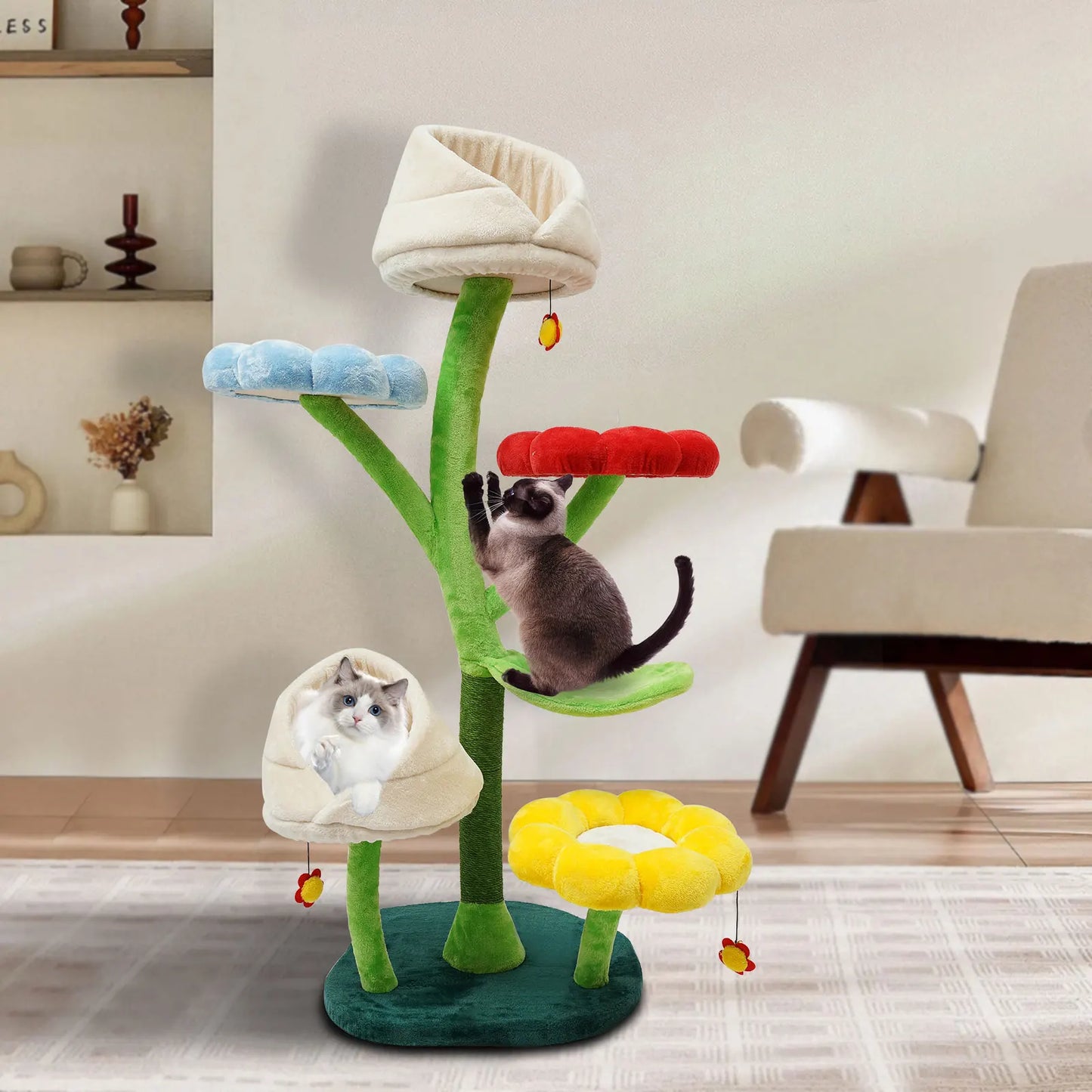 6-Level Flower Cat Tree