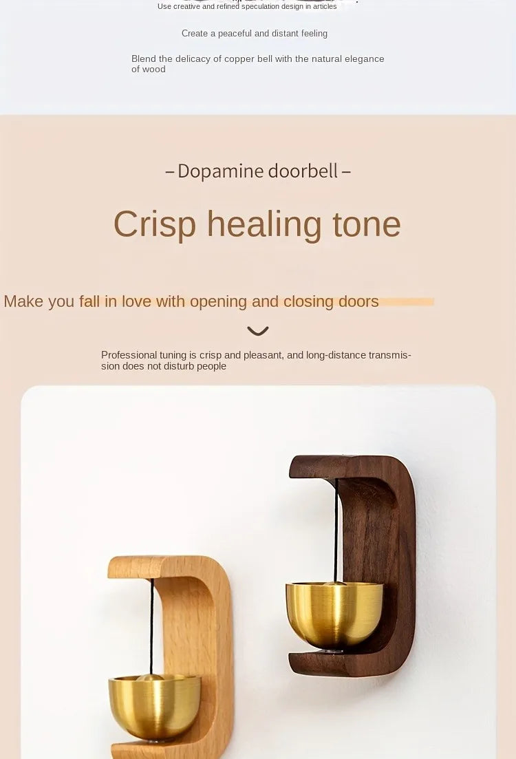 Brass Doorbell Bowl Chime Magnetic