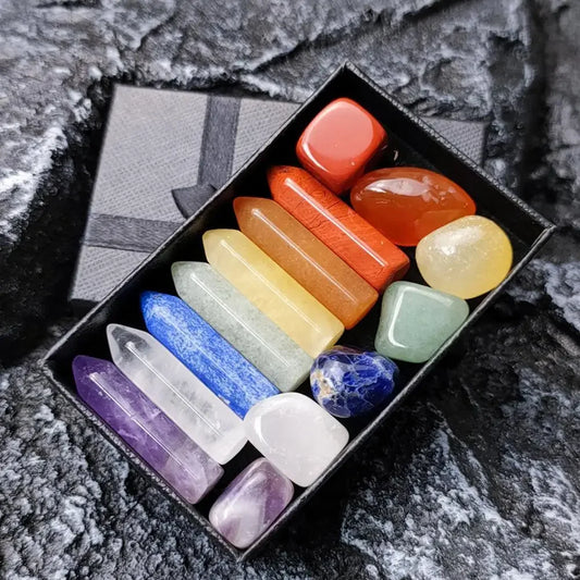 Crystal Chakra Healing Set - 14 Pieces