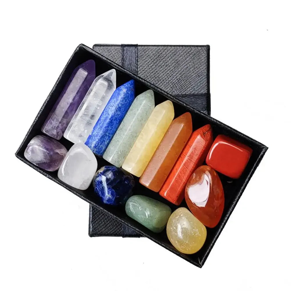Crystal Chakra Healing Set - 14 Pieces