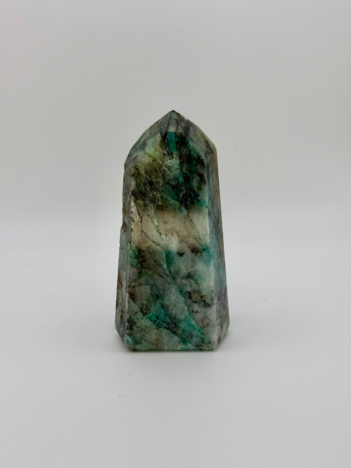 Smoky Amazonite Pillar