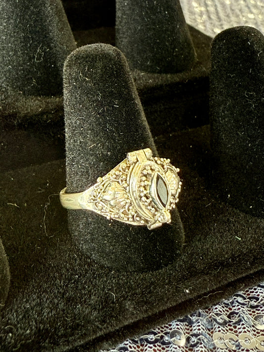 Smoky Quartz Poison Ring