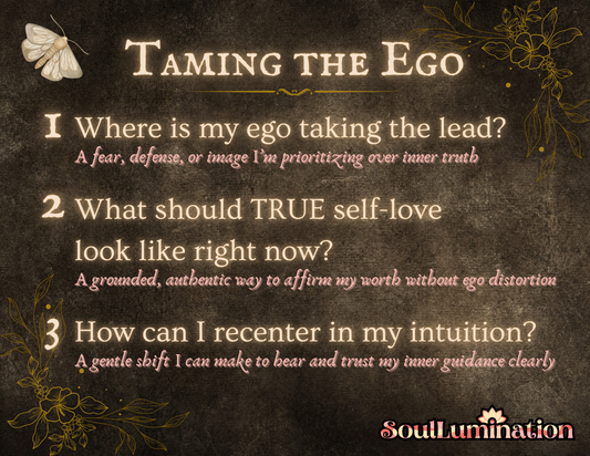 Taming the Ego Tarot Spread