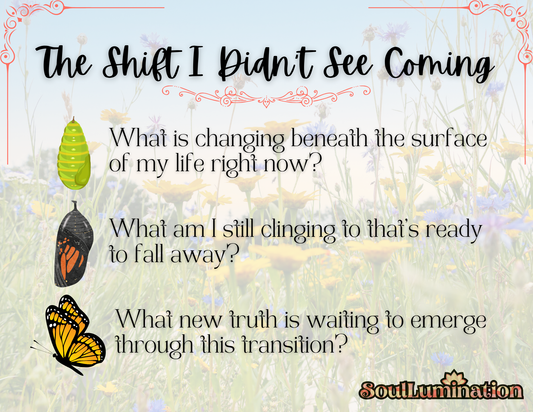 The Shift I Didn't See Coming Tarot Spread