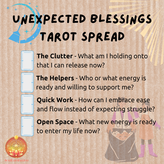 Unexpected Blessings Tarot Spread