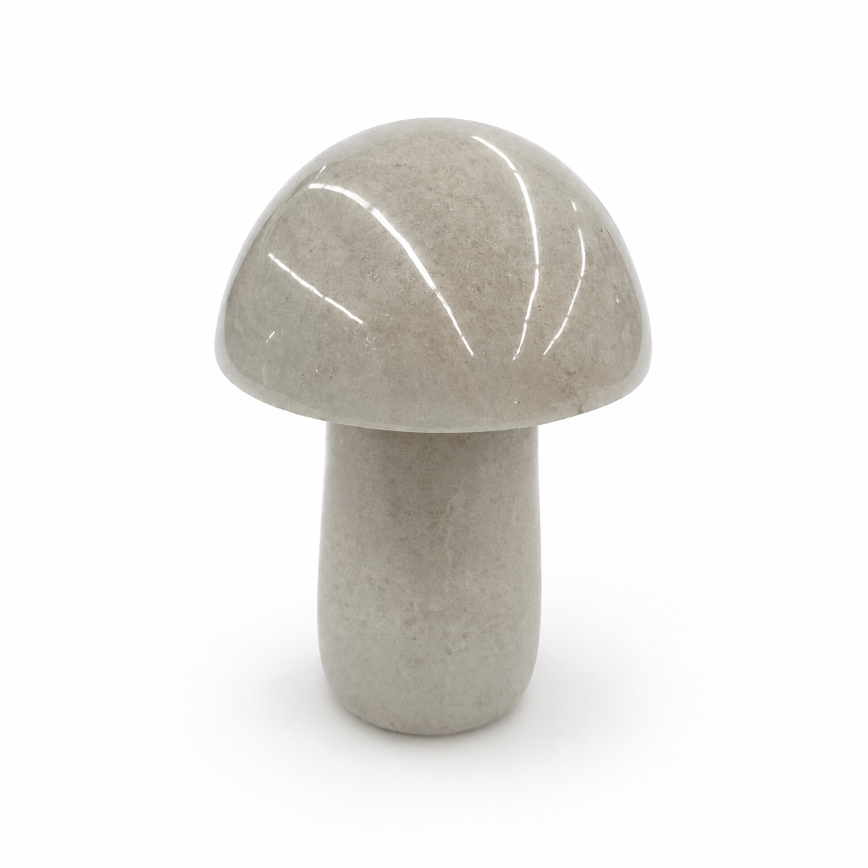 White Calcite Mushroom