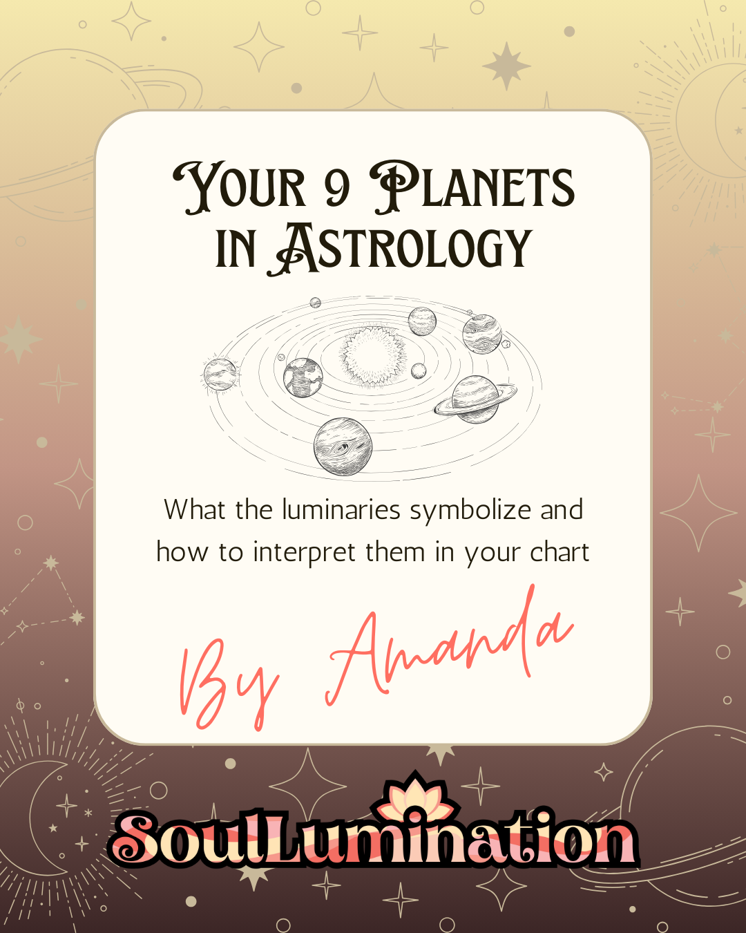 Your 9 Planets in Astrology