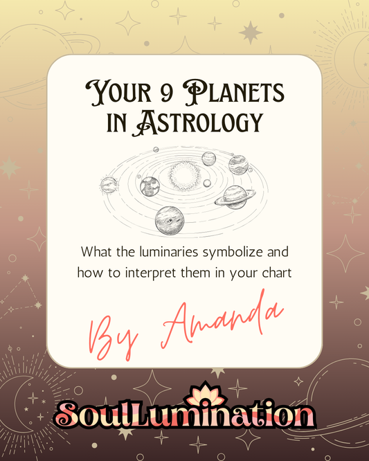 Your 9 Planets in Astrology