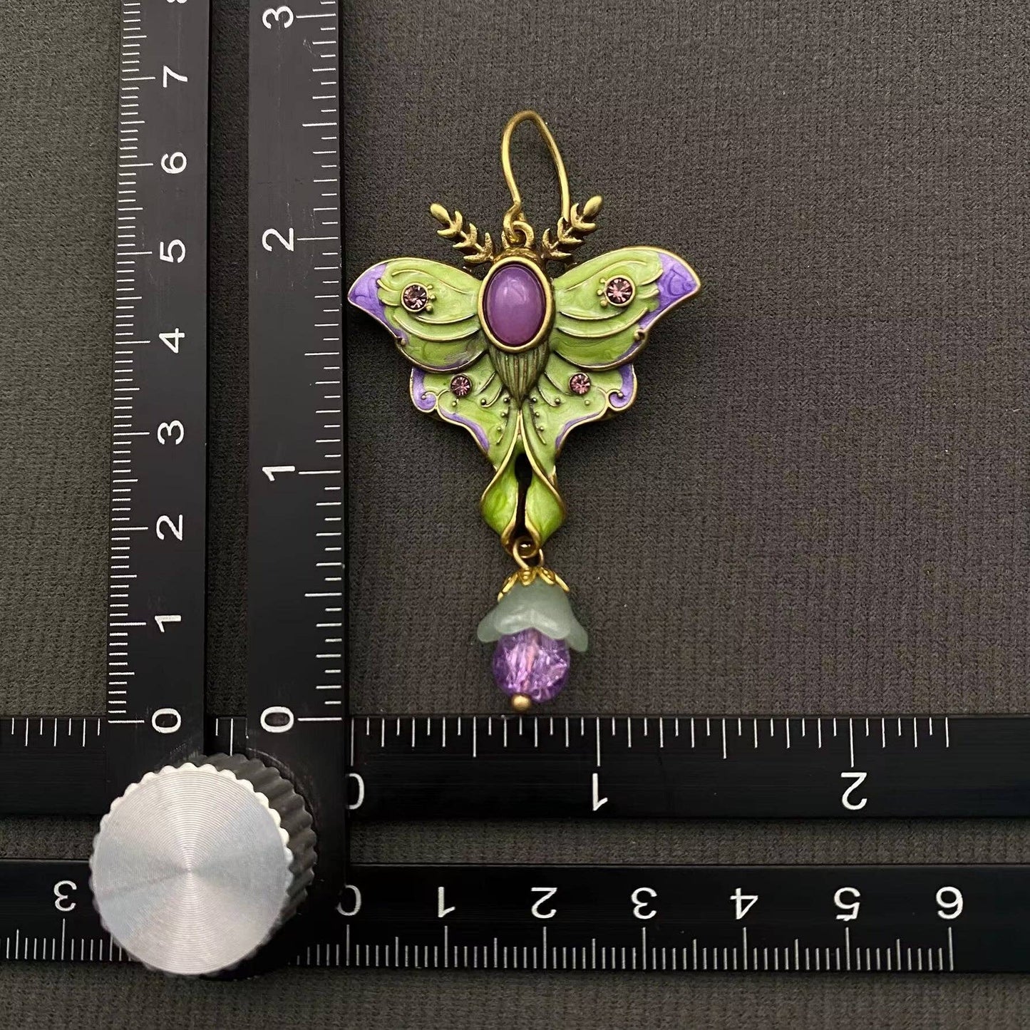 Vintage Luna Moth Earrings
