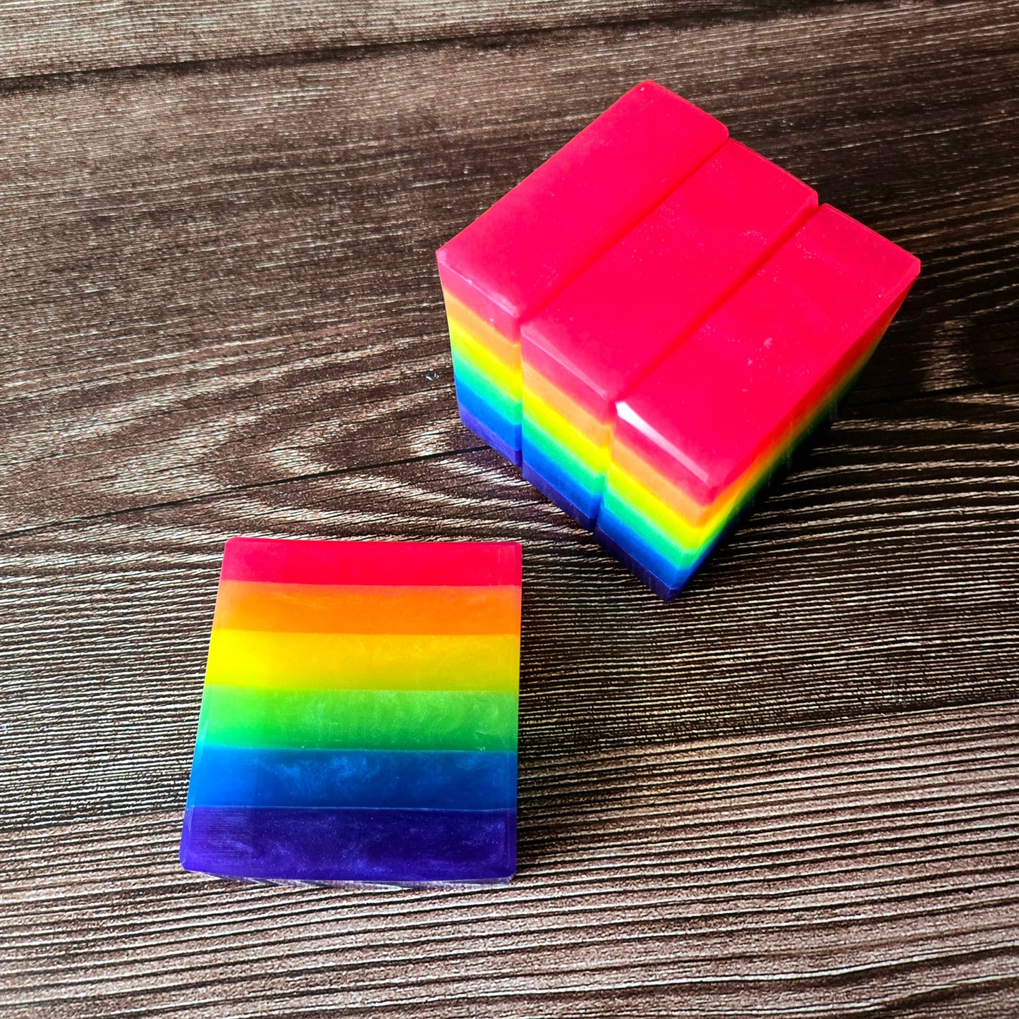Rainbow Pride Handcrafted Soap