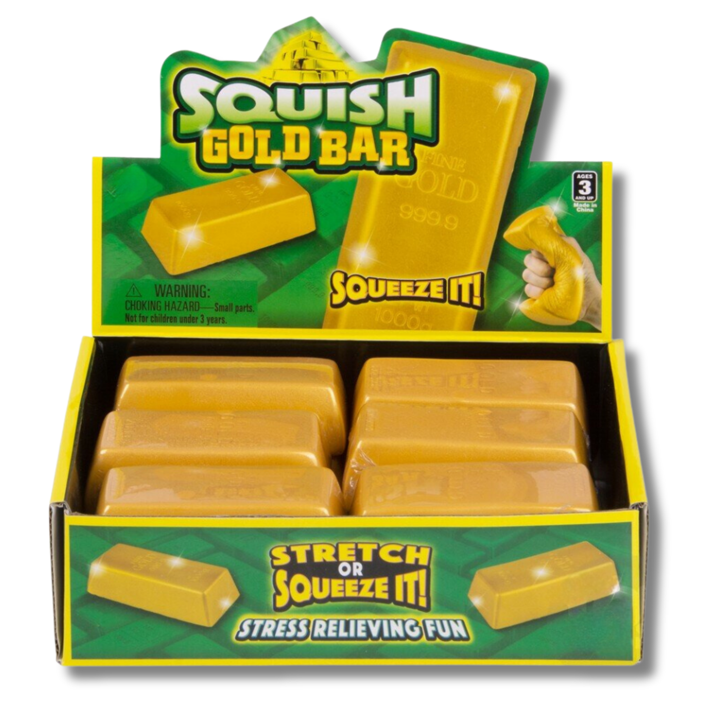Gold Bar Squishy Toy