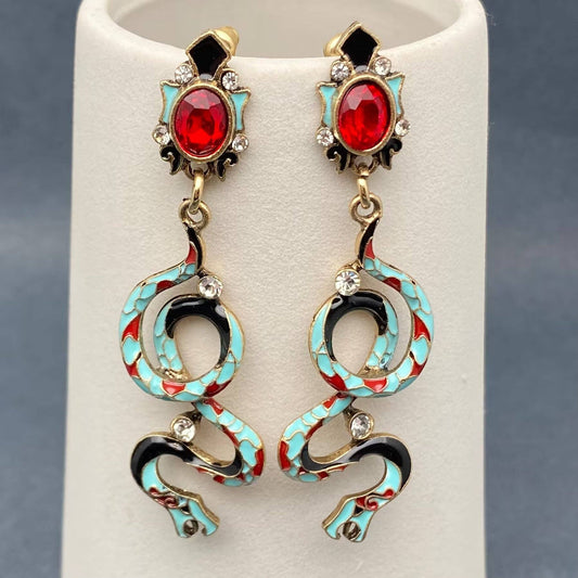 Vintage Snake Earrings