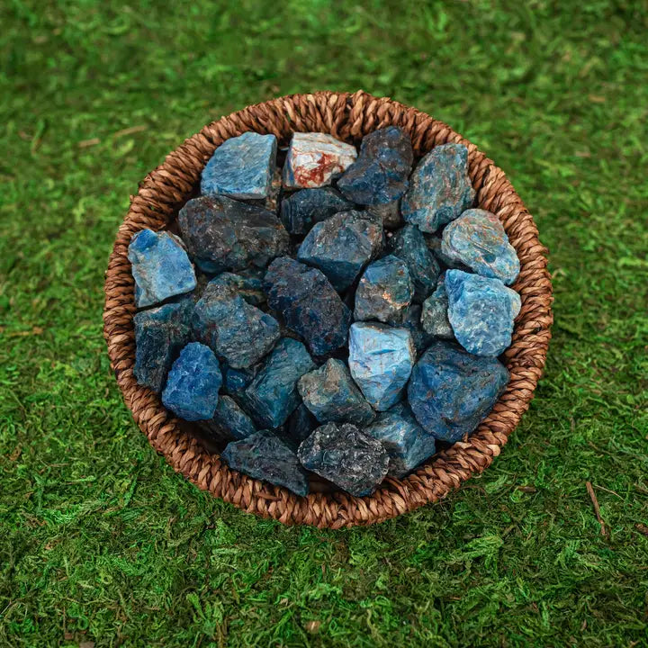 Raw Blue Apatite