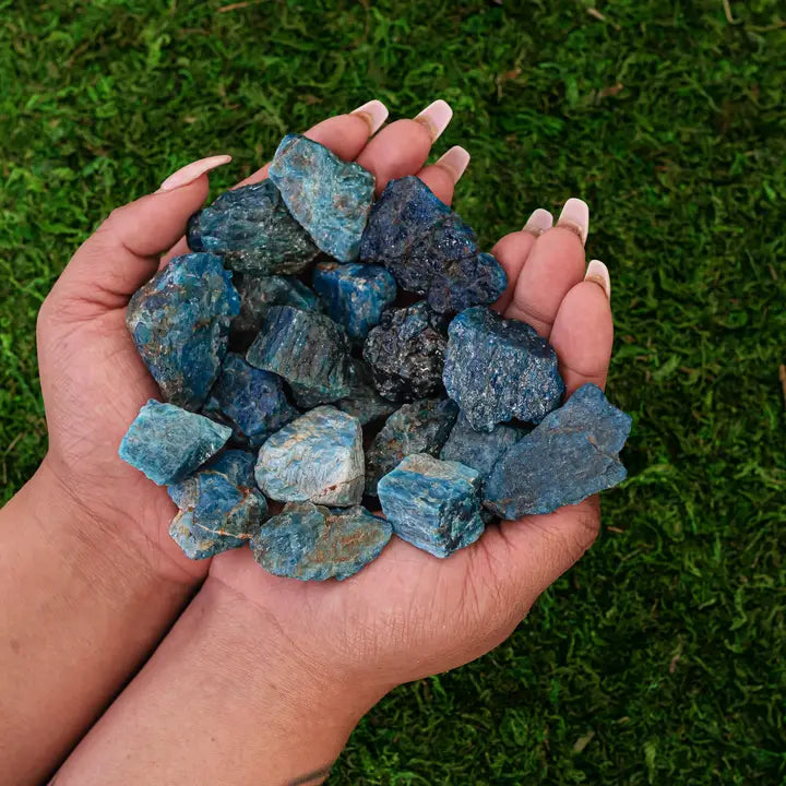 Raw Blue Apatite