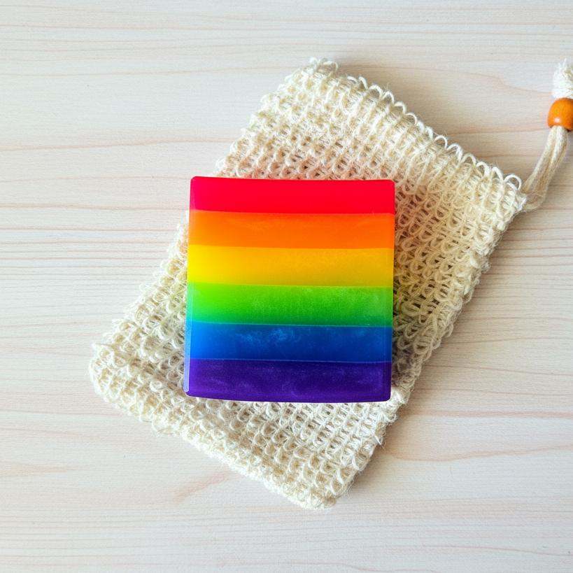 Rainbow Pride Handcrafted Soap