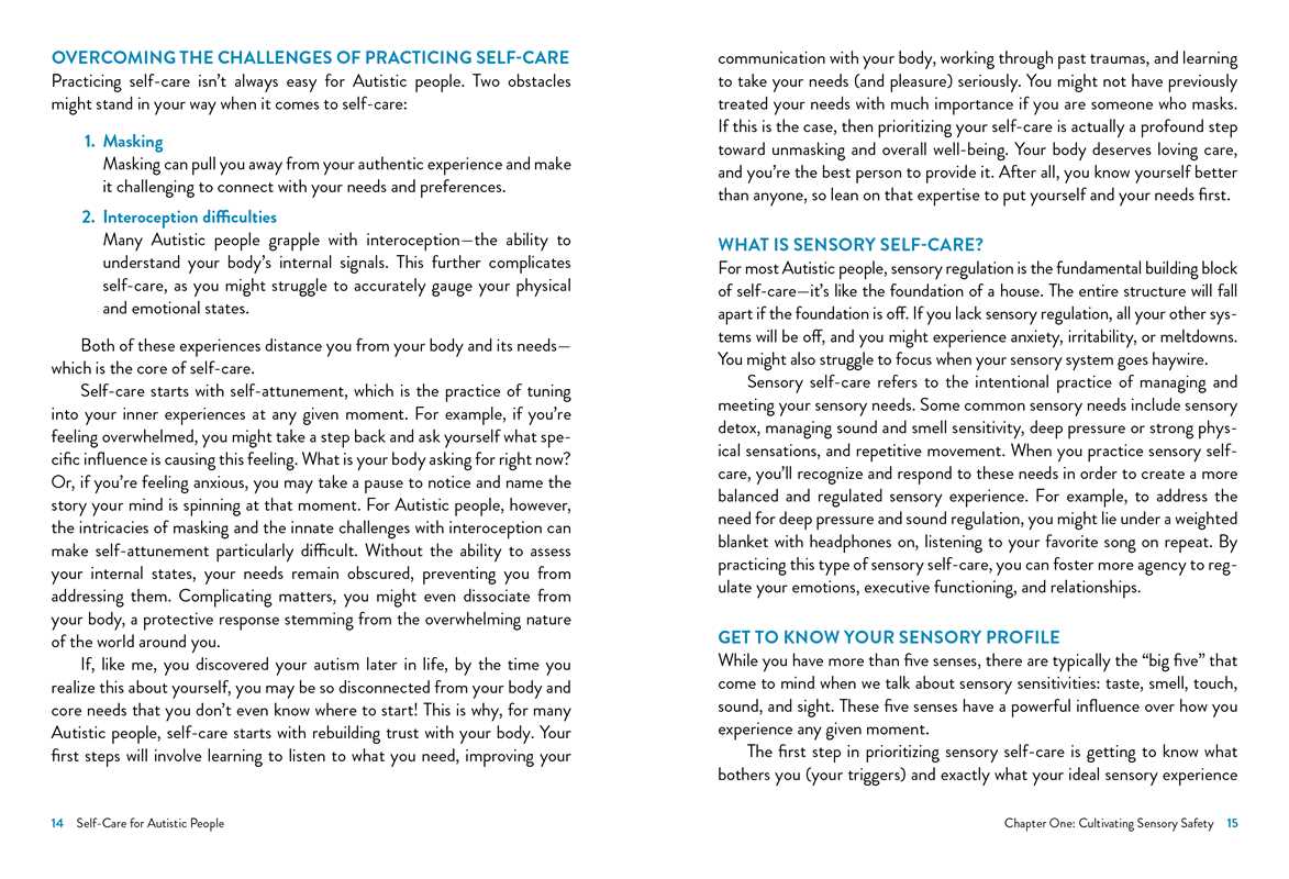 Self-Care for Autistic People