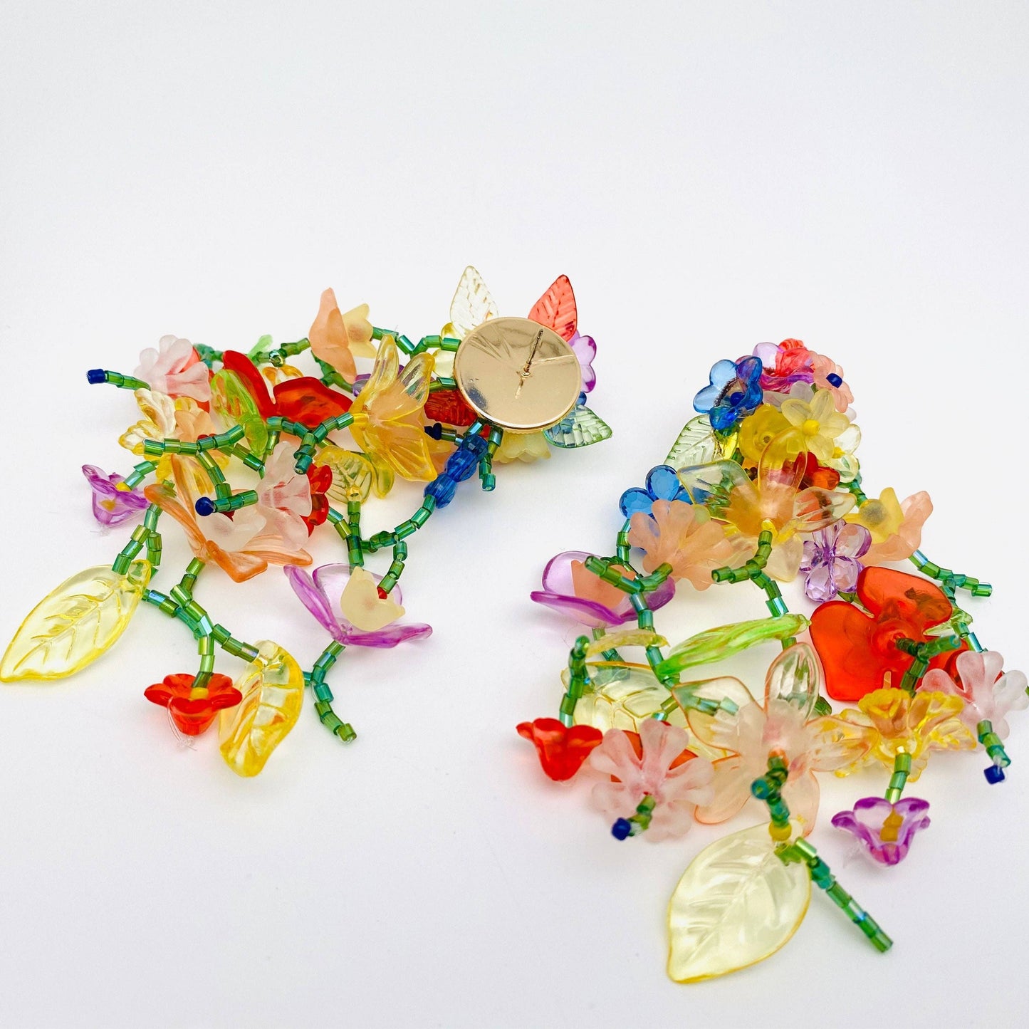 Flower Tassel Earrings