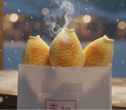 Korean Taiyaki Bread Squishy Toy