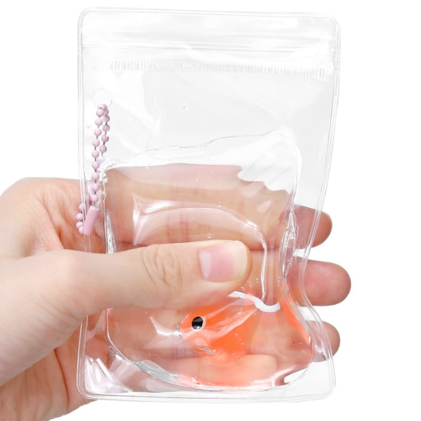 Goldfish in a Bag Squishy Toy