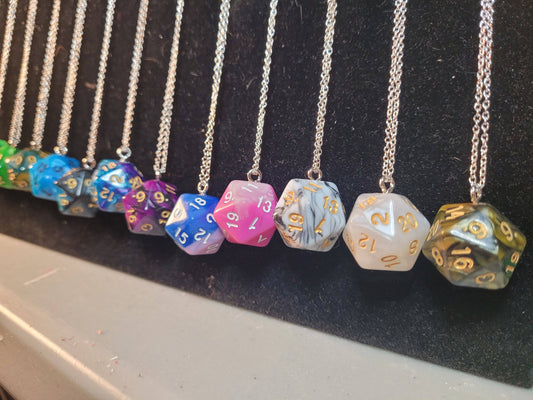 D&D D20 Necklace