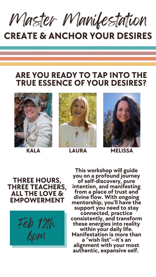 A Master Manifestation: Create & Anchor Your Greatest Desires Workshop